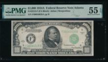 1934A $1000 Atlanta FRN PMG 55EPQ