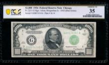 1934 $1000 Chicago FRN PCGS 35