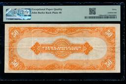 1922 $50 Mule Gold Certificate PMG 30EPQ