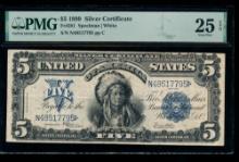 1899 $5 Chief Silver Certificate PMG 25EPQ