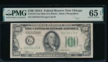 1934A $100 Chicago FRN PMG 65EPQ