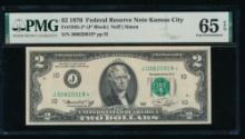 1976 $2 STAR Kansas City FRN PMG 65EPQ