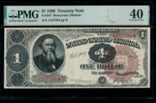 1890 $1 Treasury Note PMG 40