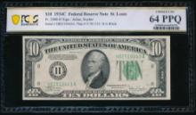 1934C $10 St Louis FRN PCGS 64PPQ