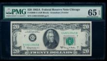1963A $20 Chicago FRN PMG 65EPQ