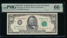 1977 $50 STAR Cleveland FRN PMG 66EPQ