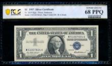 1957 $1 Silver Certificate PCGS 68PPQ