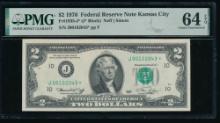 1976 $2 Kansas City FRN PMG 64EPQ