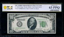 1928B $10 St Louis FRN PCGS 63PPQ