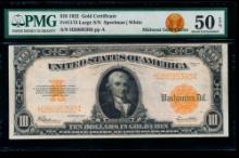 1922 $10 Gold Certificate PMG 50EPQ