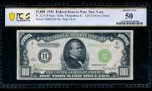 1934 $1000 New York FRN PCGS 50