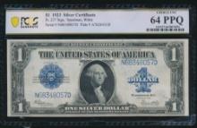 1923 $1 Silver Certificate PCGS 64PPQ