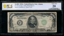 1934A $1000 Atlanta FRN PCGS 20