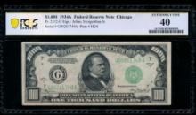 1934A $1000 Chicago FRN PCGS 40