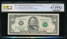 1993 $50 New York FRN PCGS 67PPQ