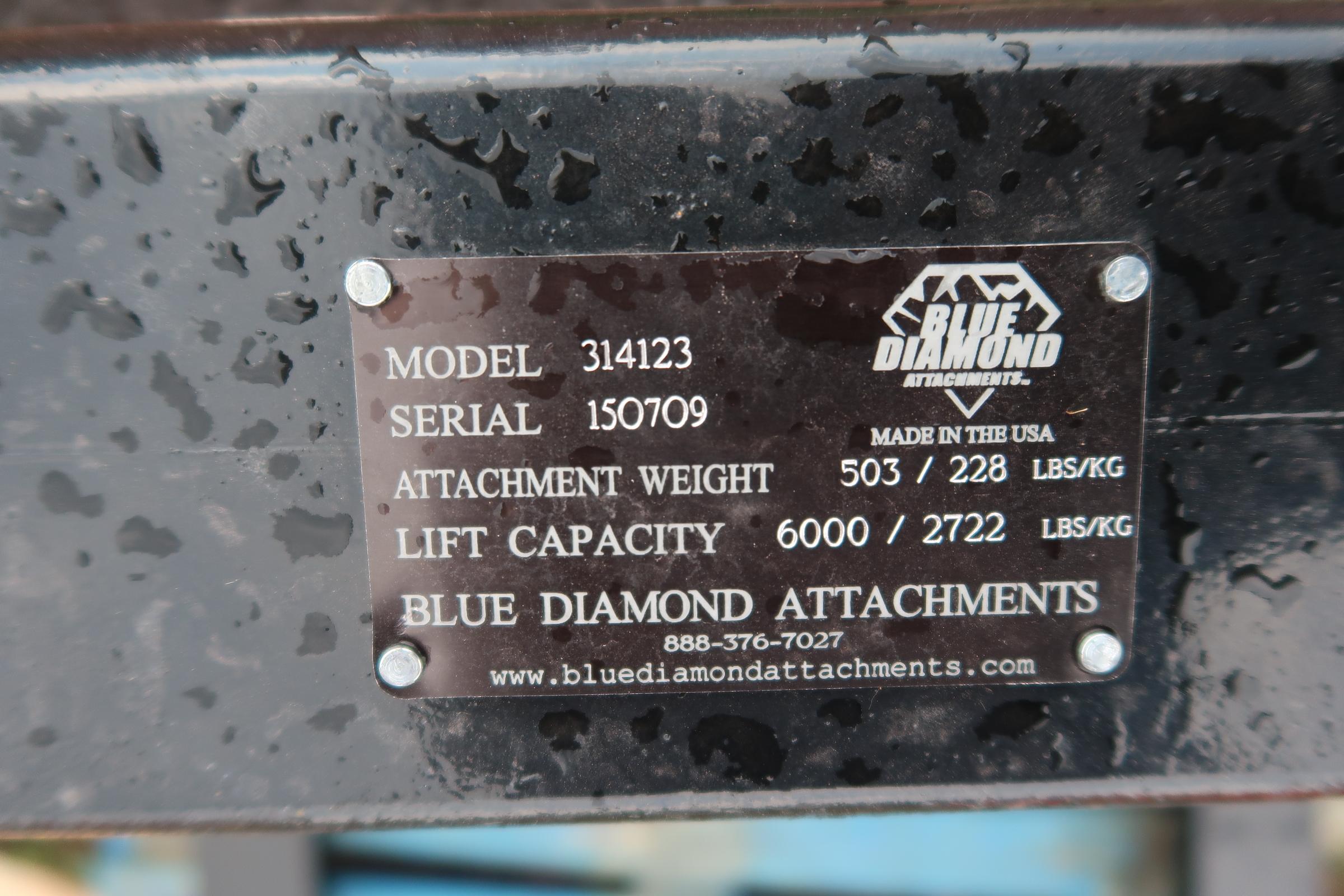2022 BRAND NEW BLUE DIAMOND 314123 PALLET FORKS
