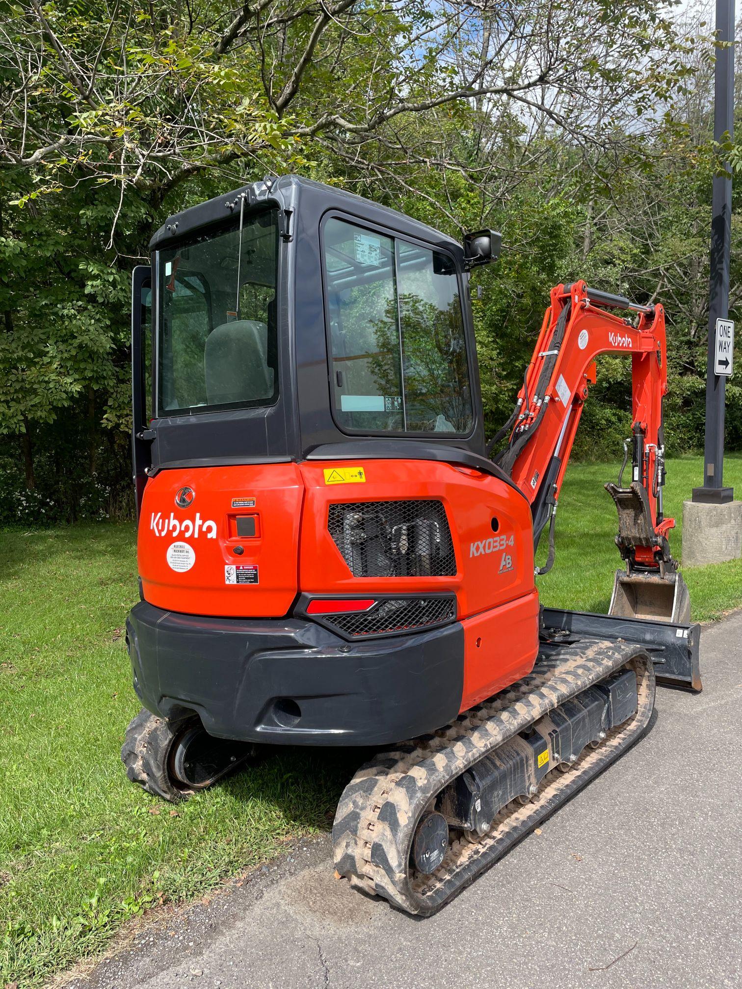 2021 KUBOTA KX033-4R3A EXCAVATOR