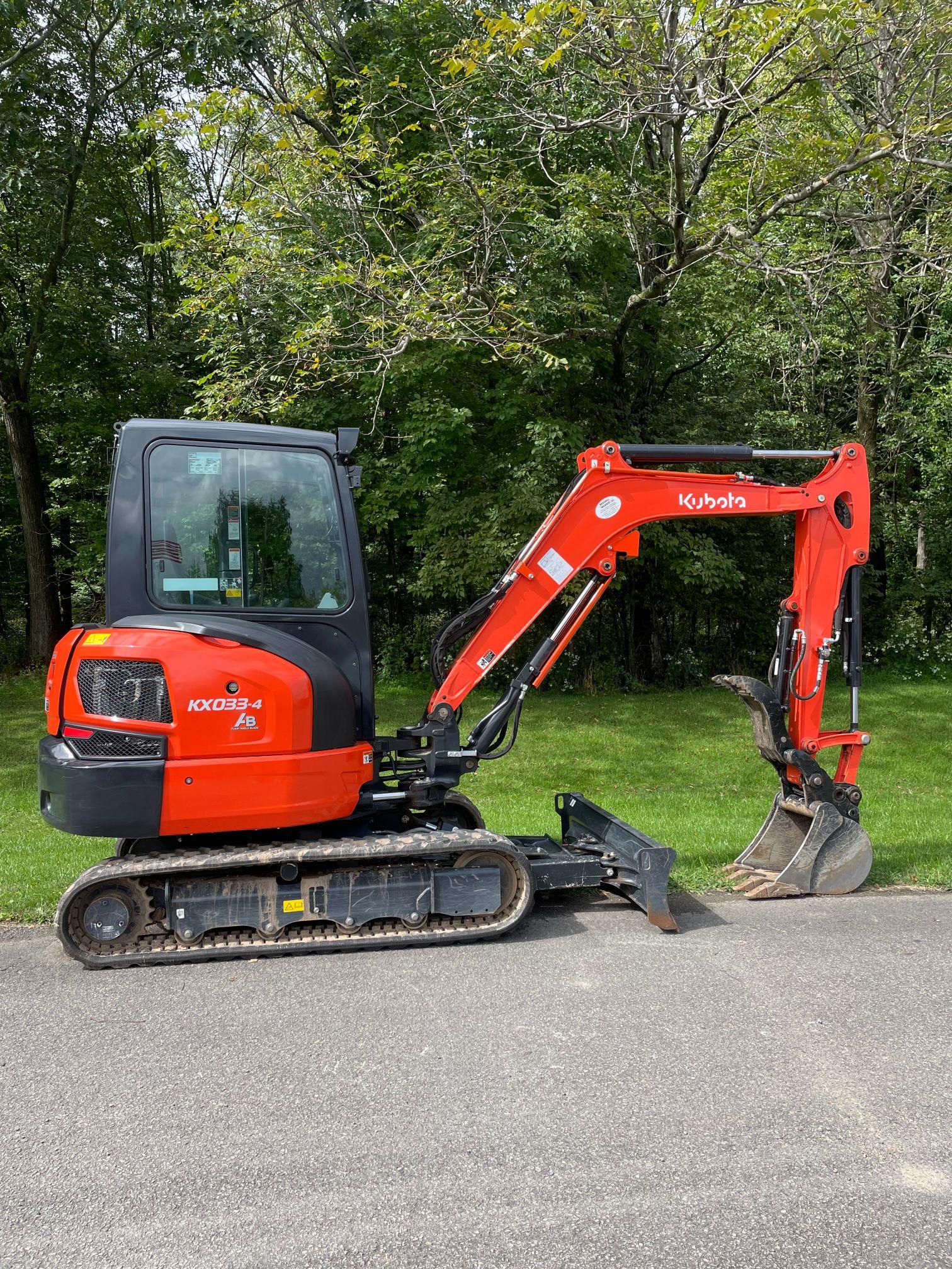 2021 KUBOTA KX033-4R3A EXCAVATOR
