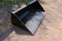 66 in. Skid Steer Bucket With Single Blade