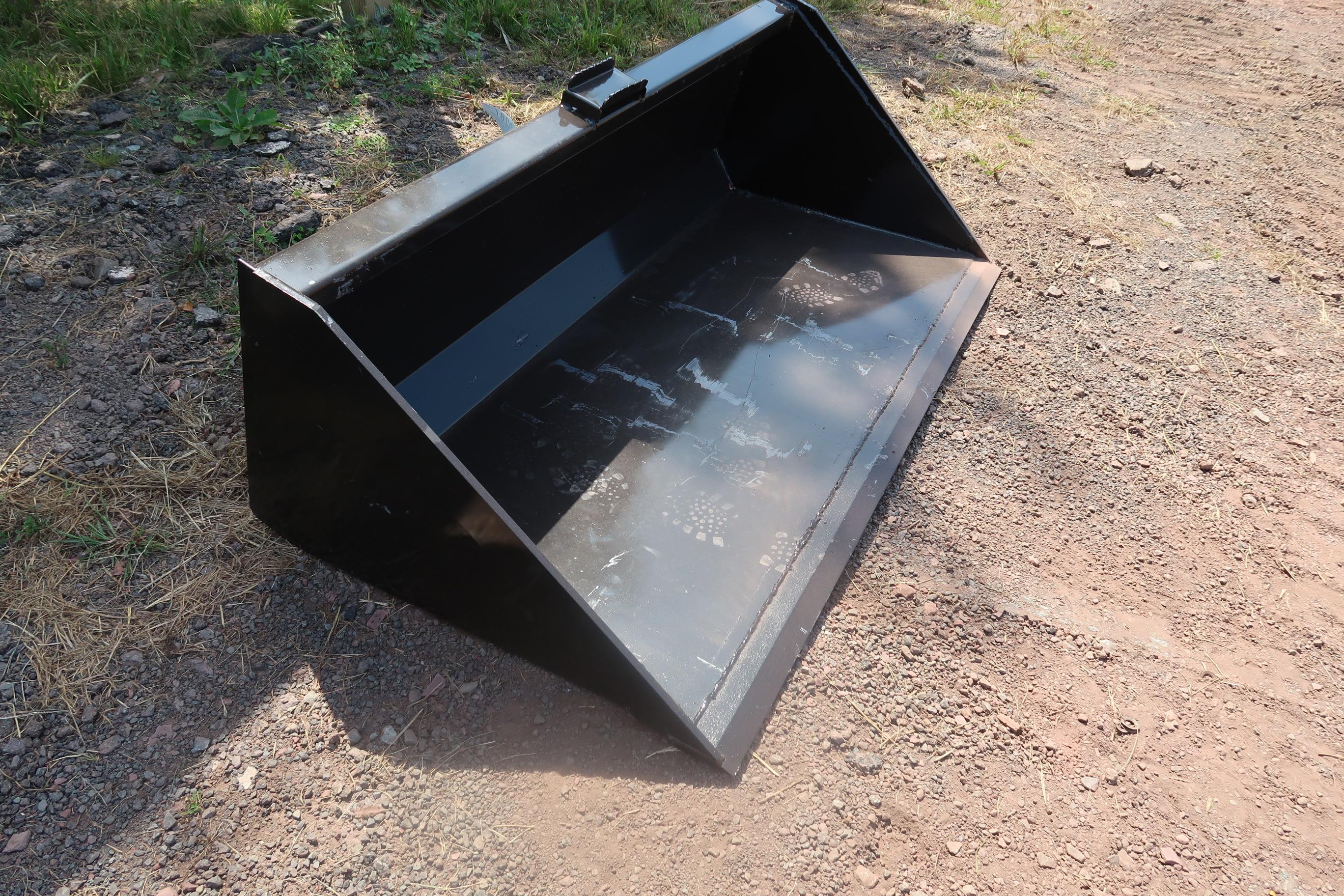66 in. Skid Steer Bucket With Single Blade