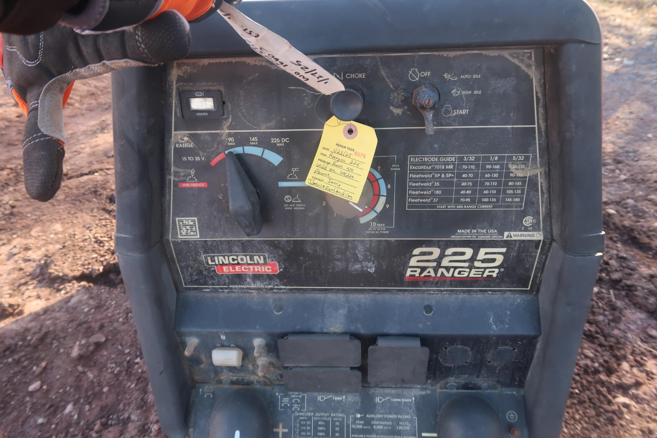 Lincoln Ranger 225 Welder