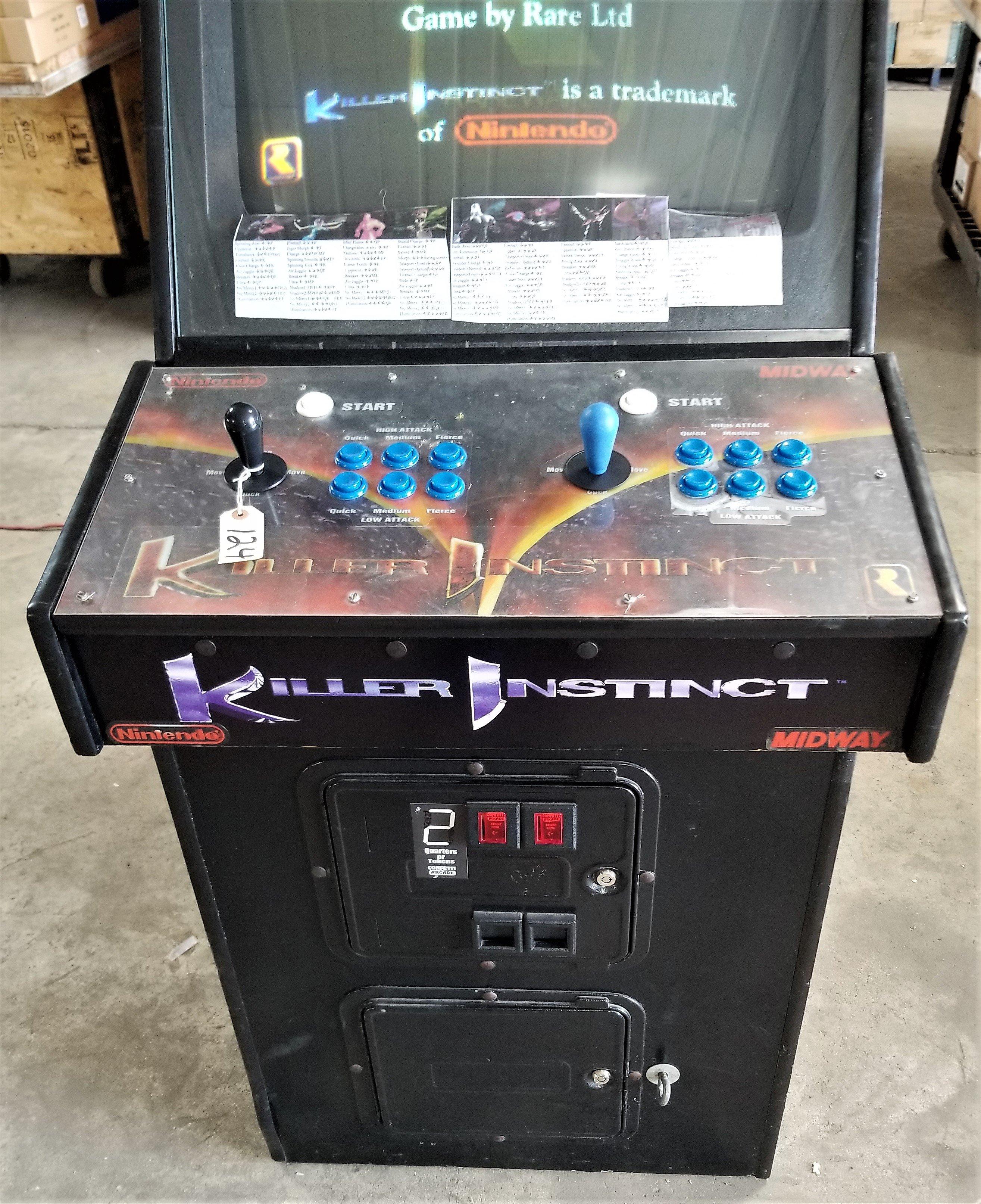 Nintendo "Killer Instinct" Arcade Machine