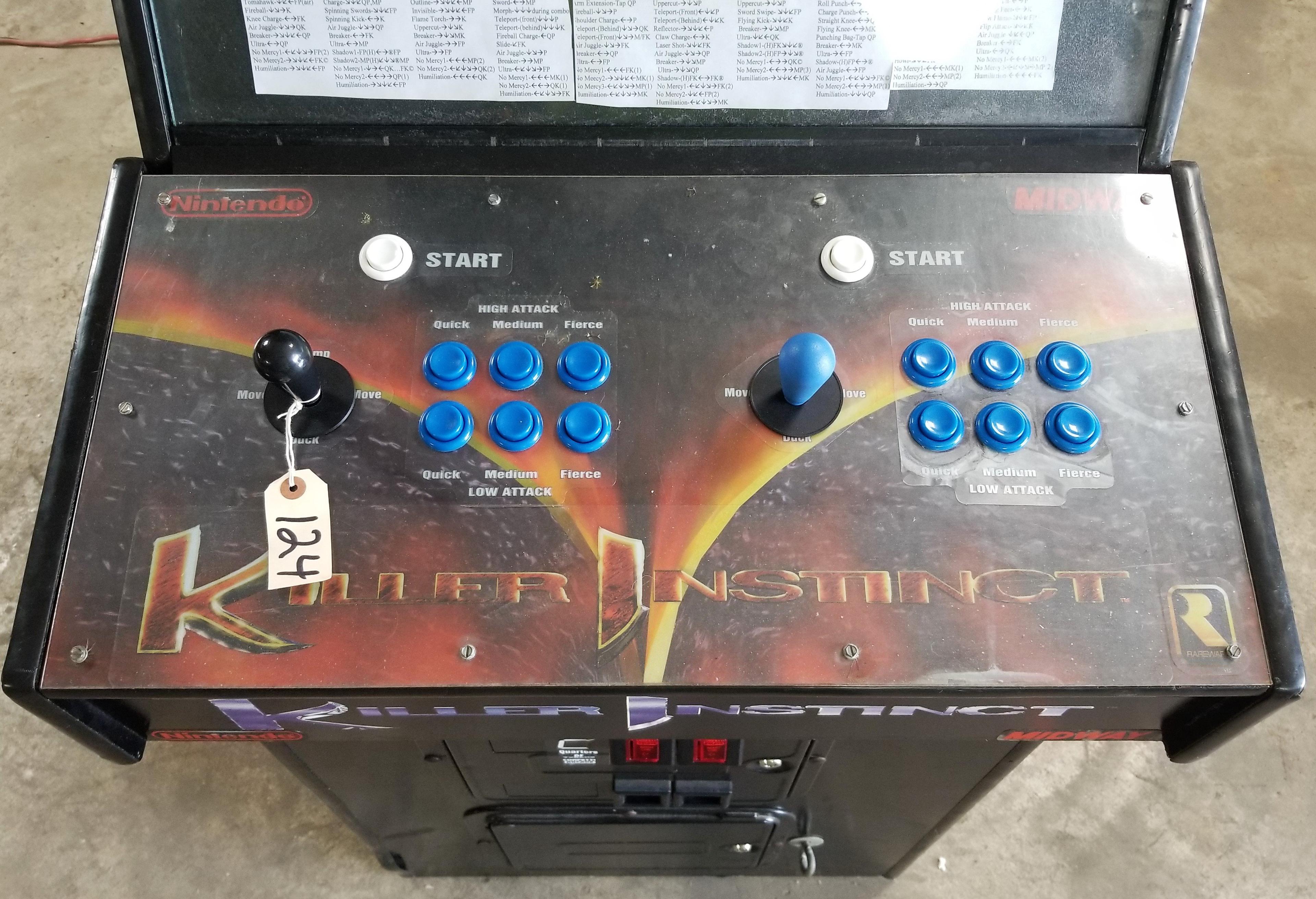 Nintendo "Killer Instinct" Arcade Machine