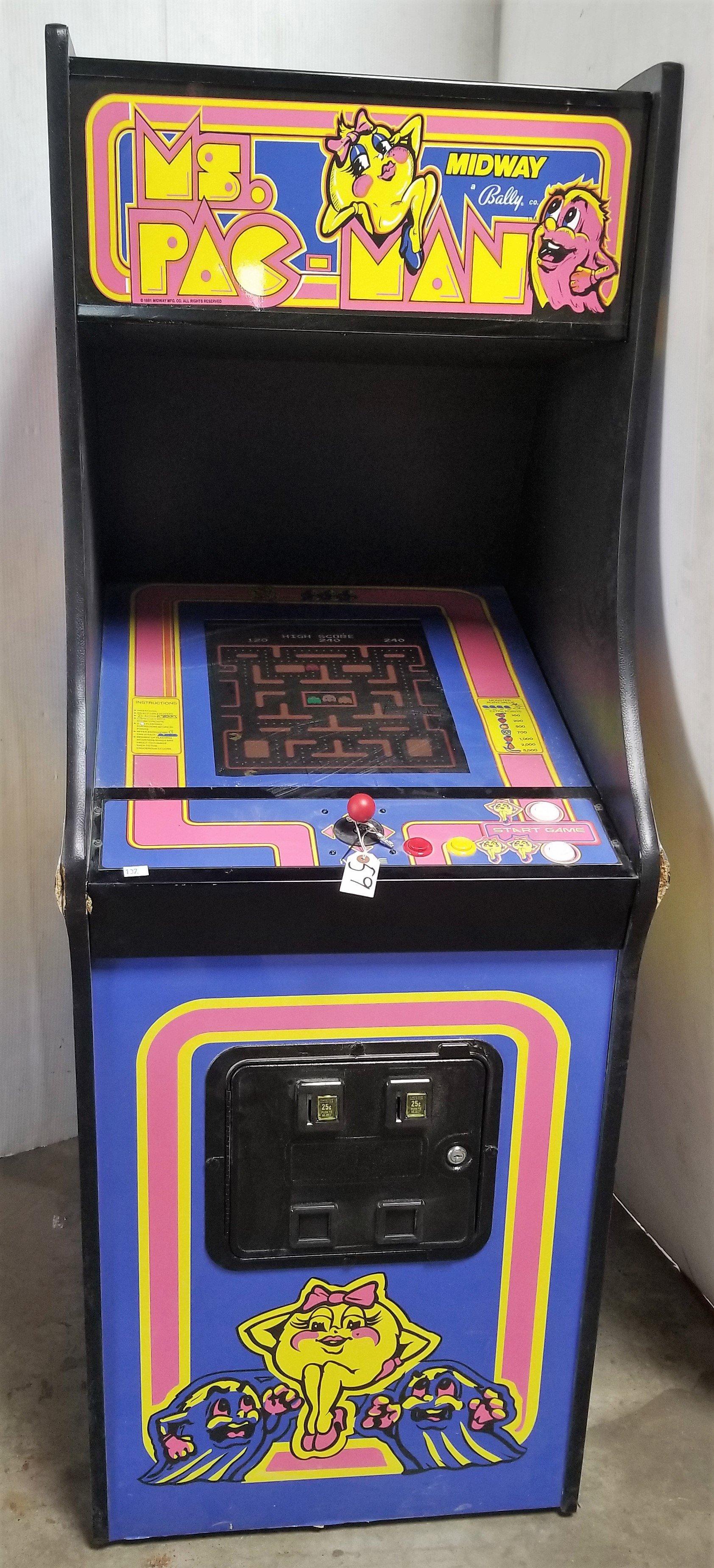 Midway "Ms. Pacman" Arcade Machine