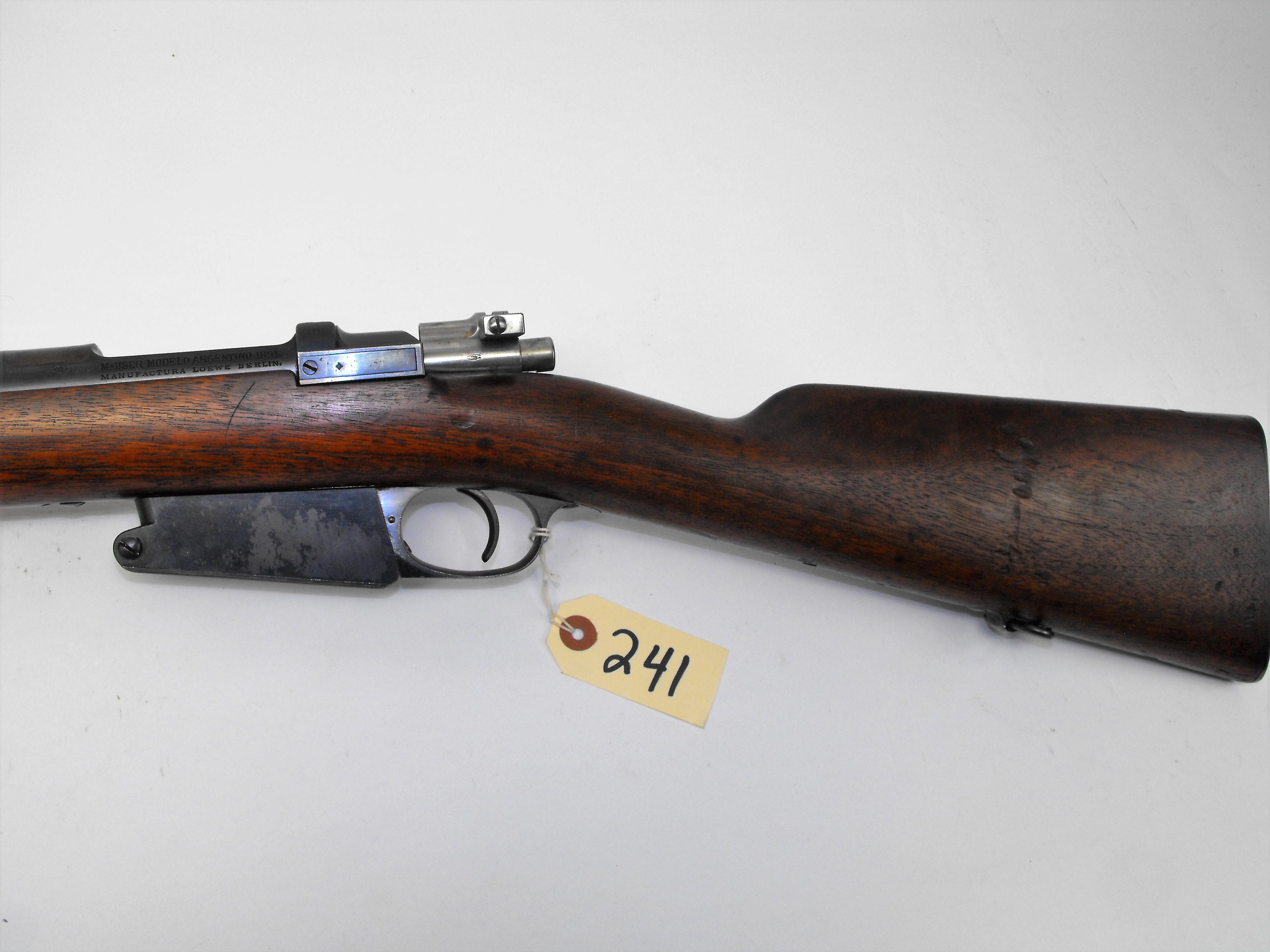ANTIQUE ATRGENTINE MAUSER 1891 7.65