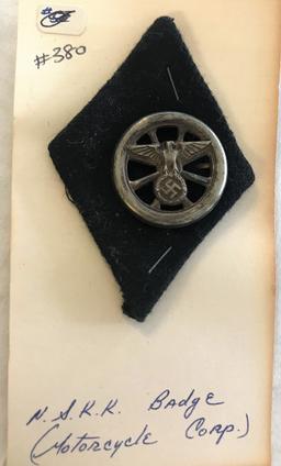 N.S.K.K. DRIVER'S SLEEVE BADGE
