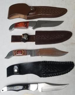 ASSORTED FIXED BLADE KNIVES