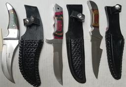 ASSORTED FIXED BLADE KNIVES