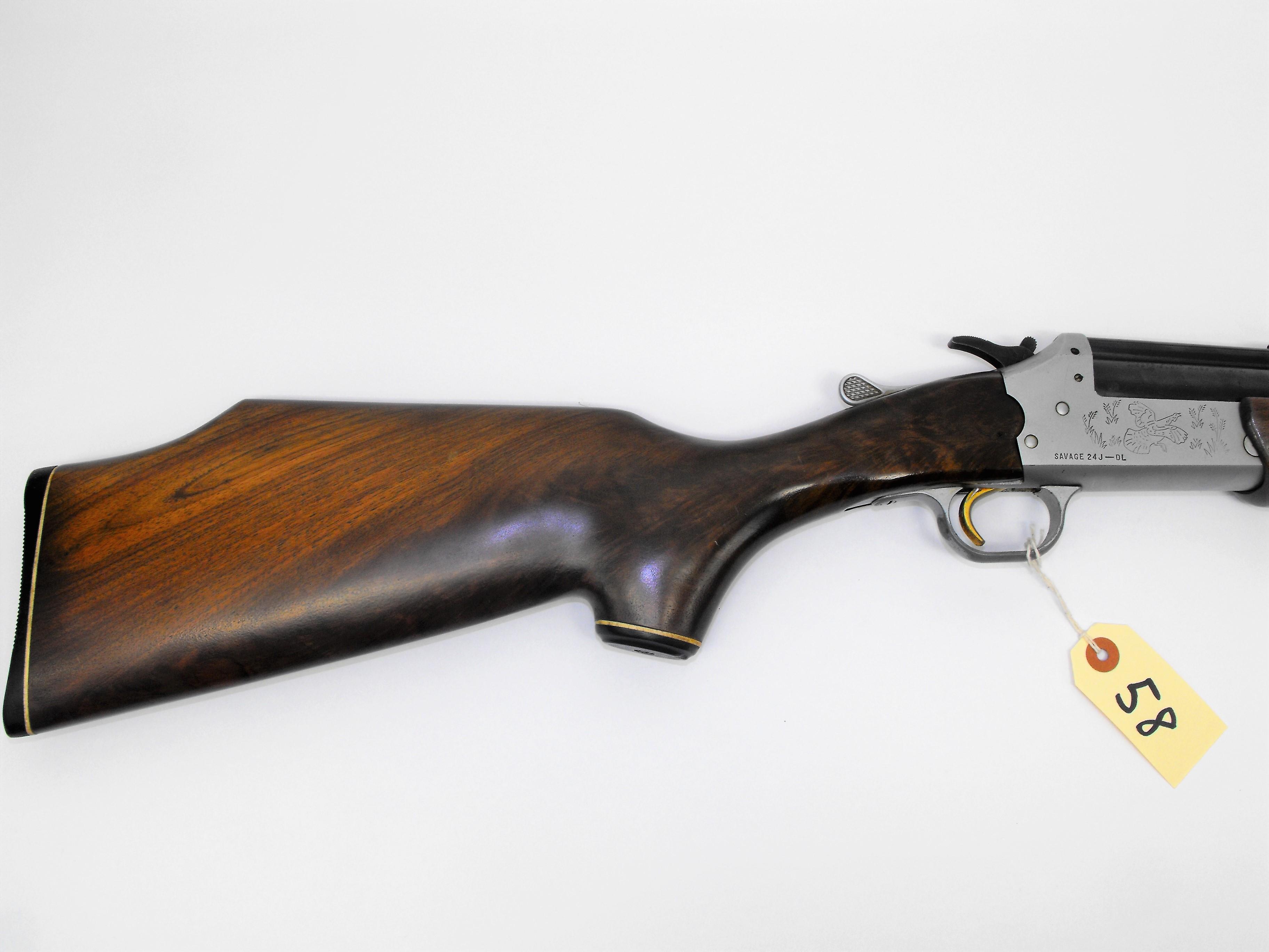 (R) SAVAGE 24J-DL 22 MAG OVER 20 GA.