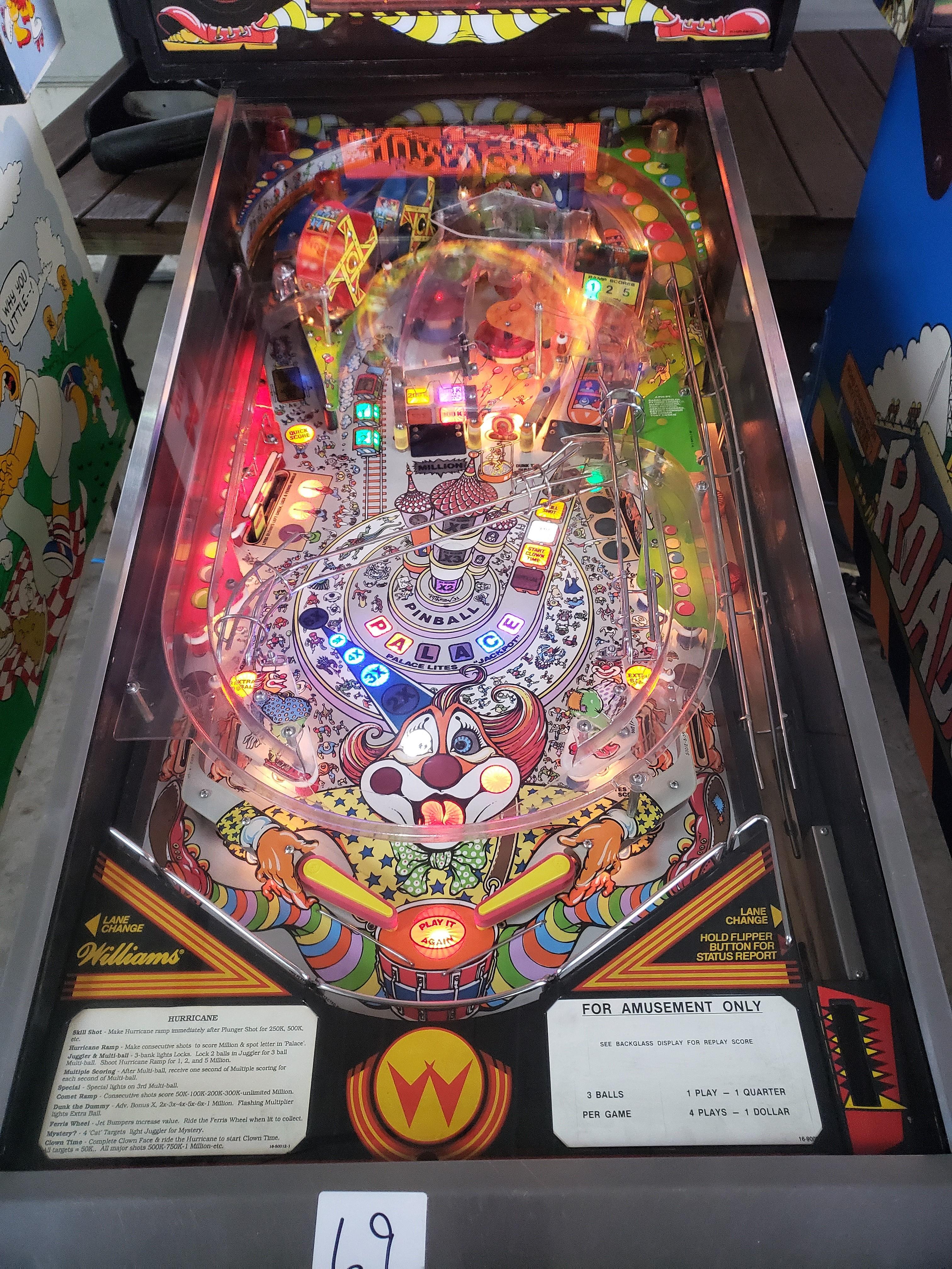 Hurricane Pinball Machine