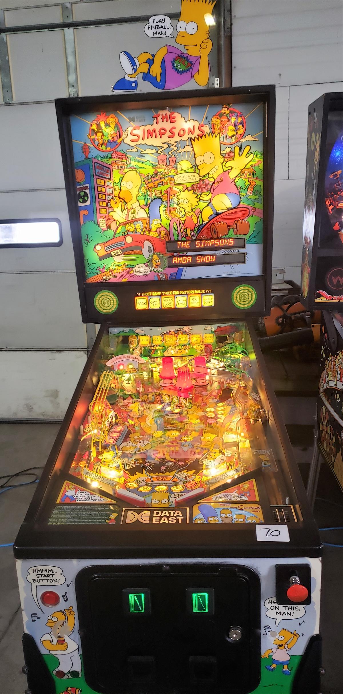 The Simpson's Pinball Machine