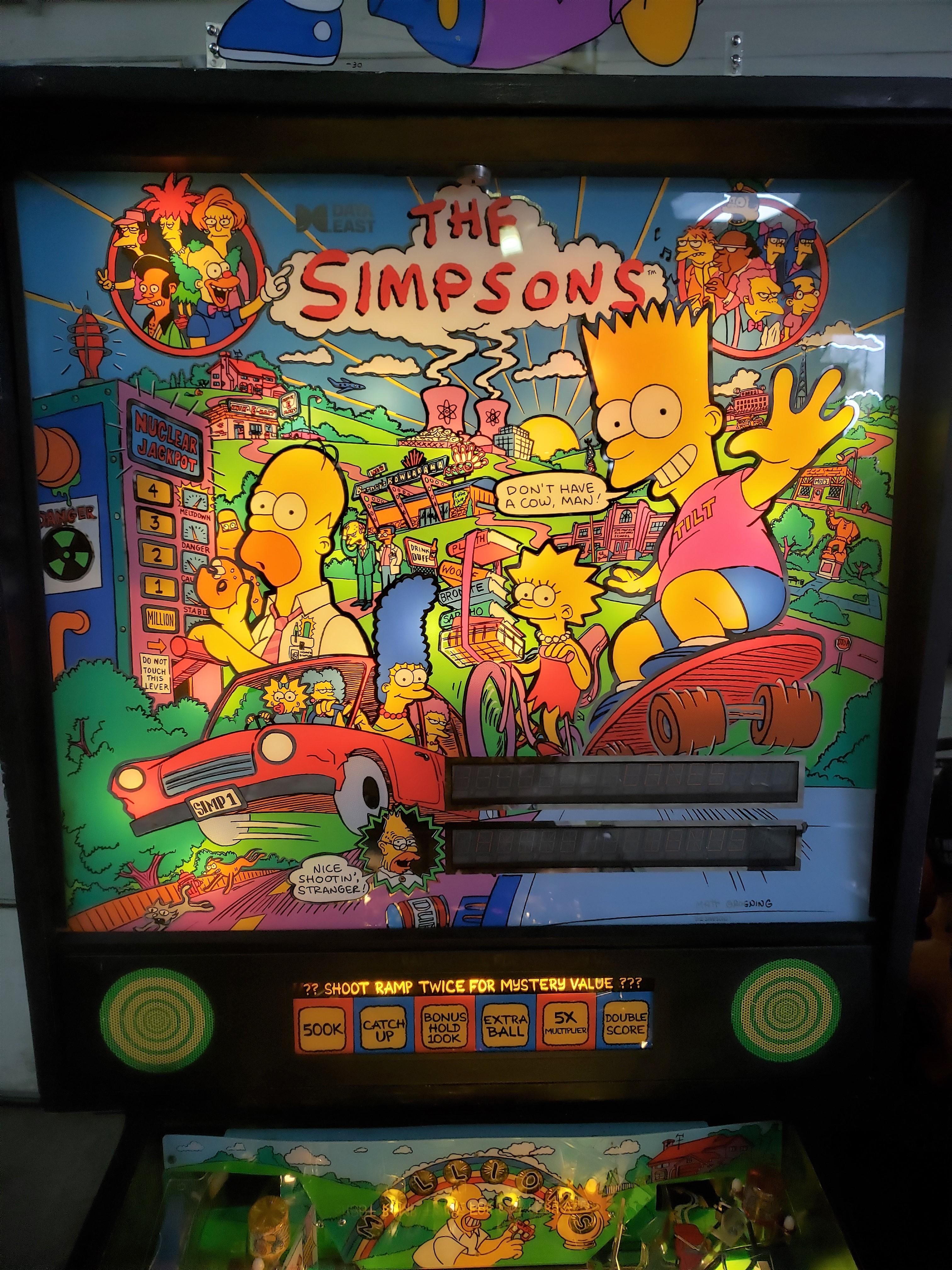 The Simpson's Pinball Machine