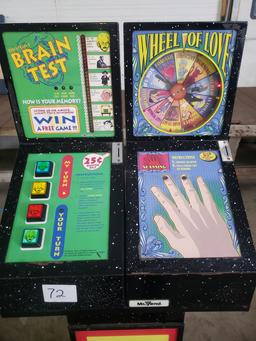 Brain Test & Wheel of Love Arcade Machine