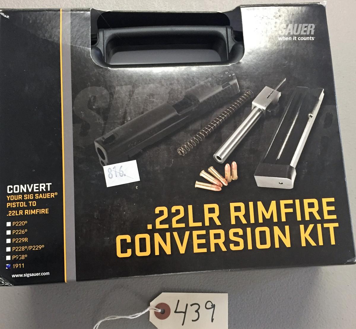 Sig Sauer 22 lr conversion kit