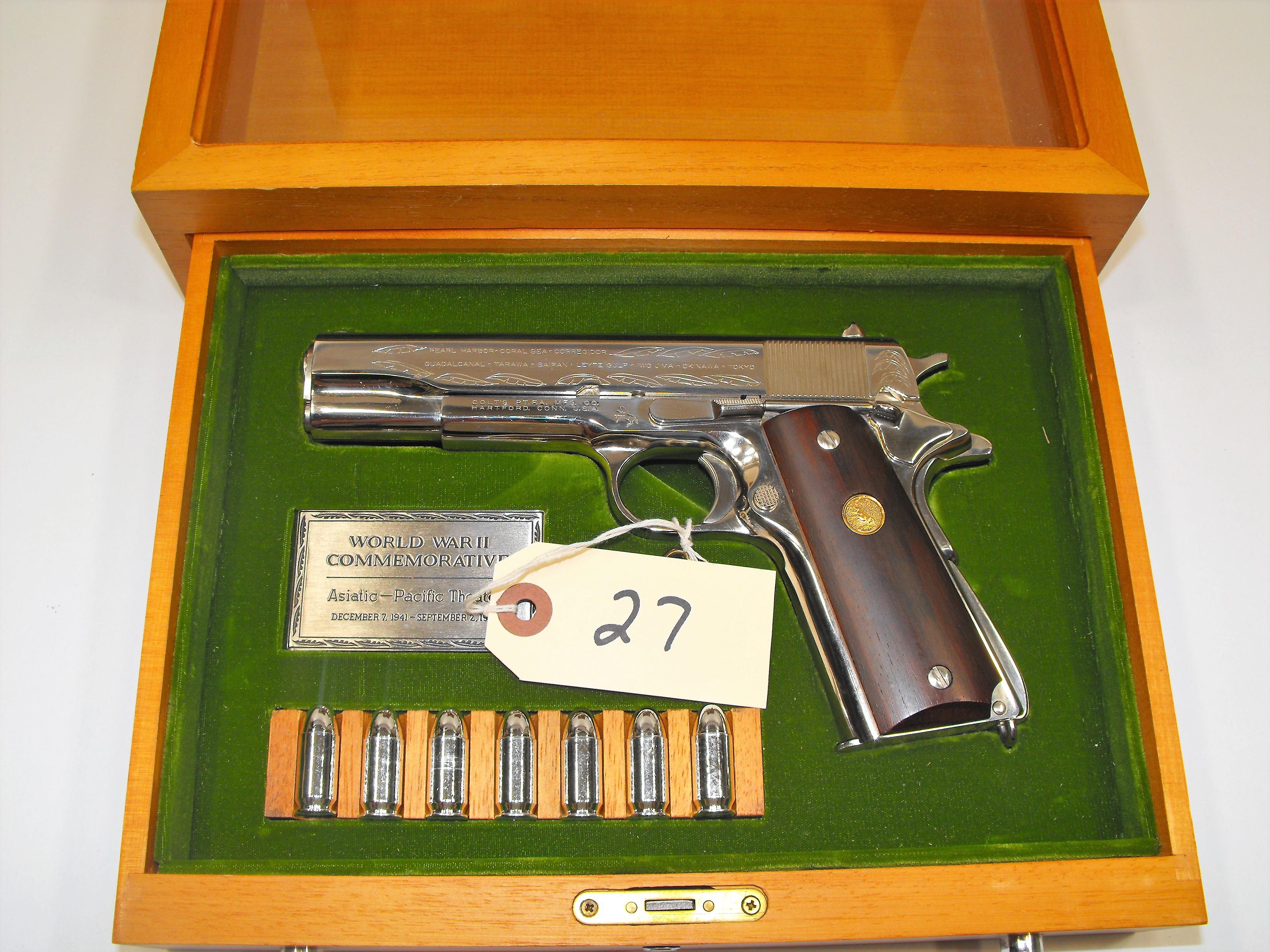(CR) Colt 1911 45 Auto Commemorative Pistol