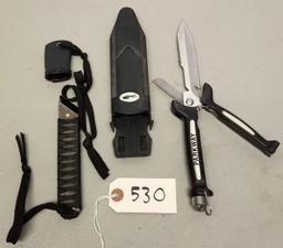 Parkway Divers Knife and Unique Blunt Blade Knife