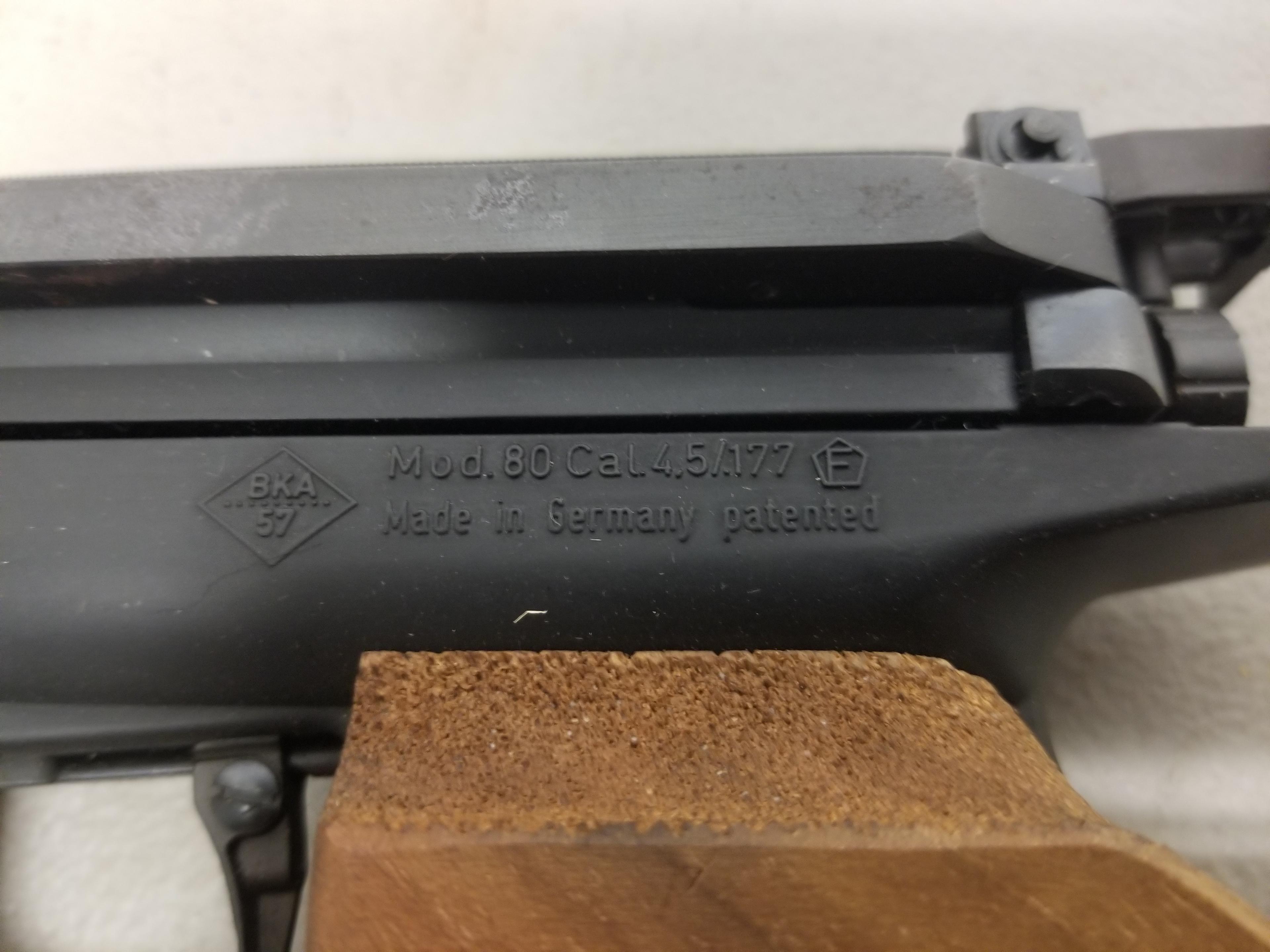 Feinwerkbau Model 80 Pellet Pistol