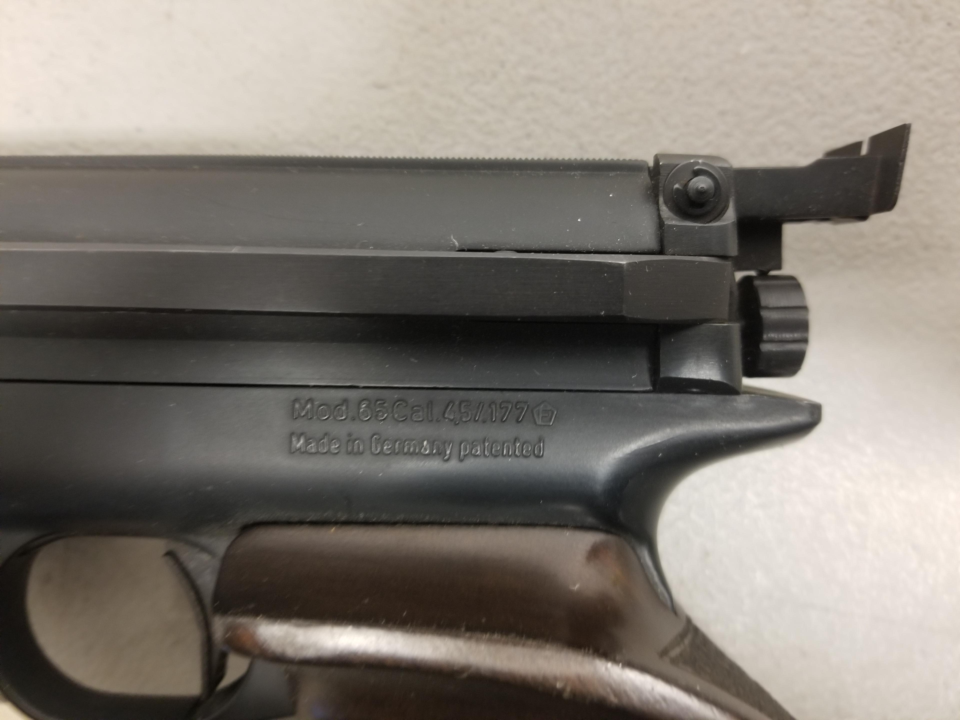 Feinwerkbau Model 65 Pellet Pistol