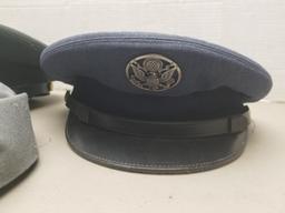 (3) Assorted Military Hats