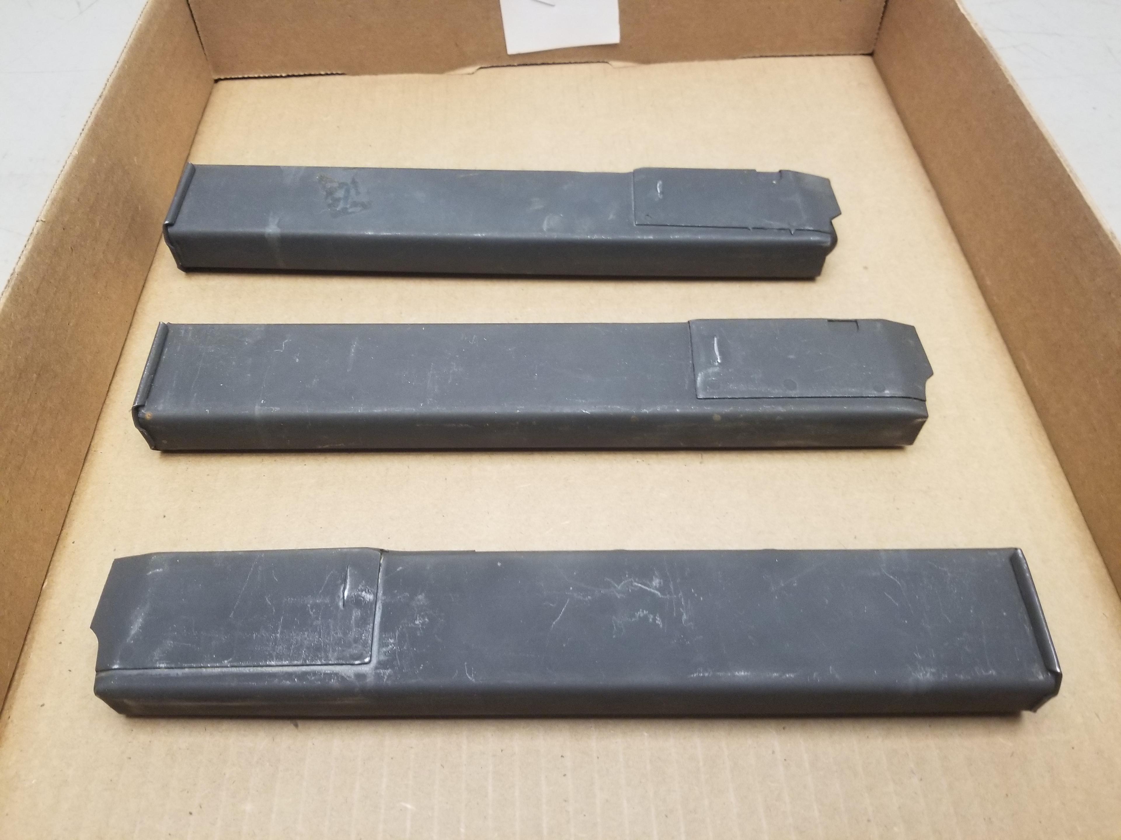 (3) Sten SMG Mags