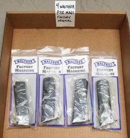 (4) New Walther P-38 Mags, Factory Original