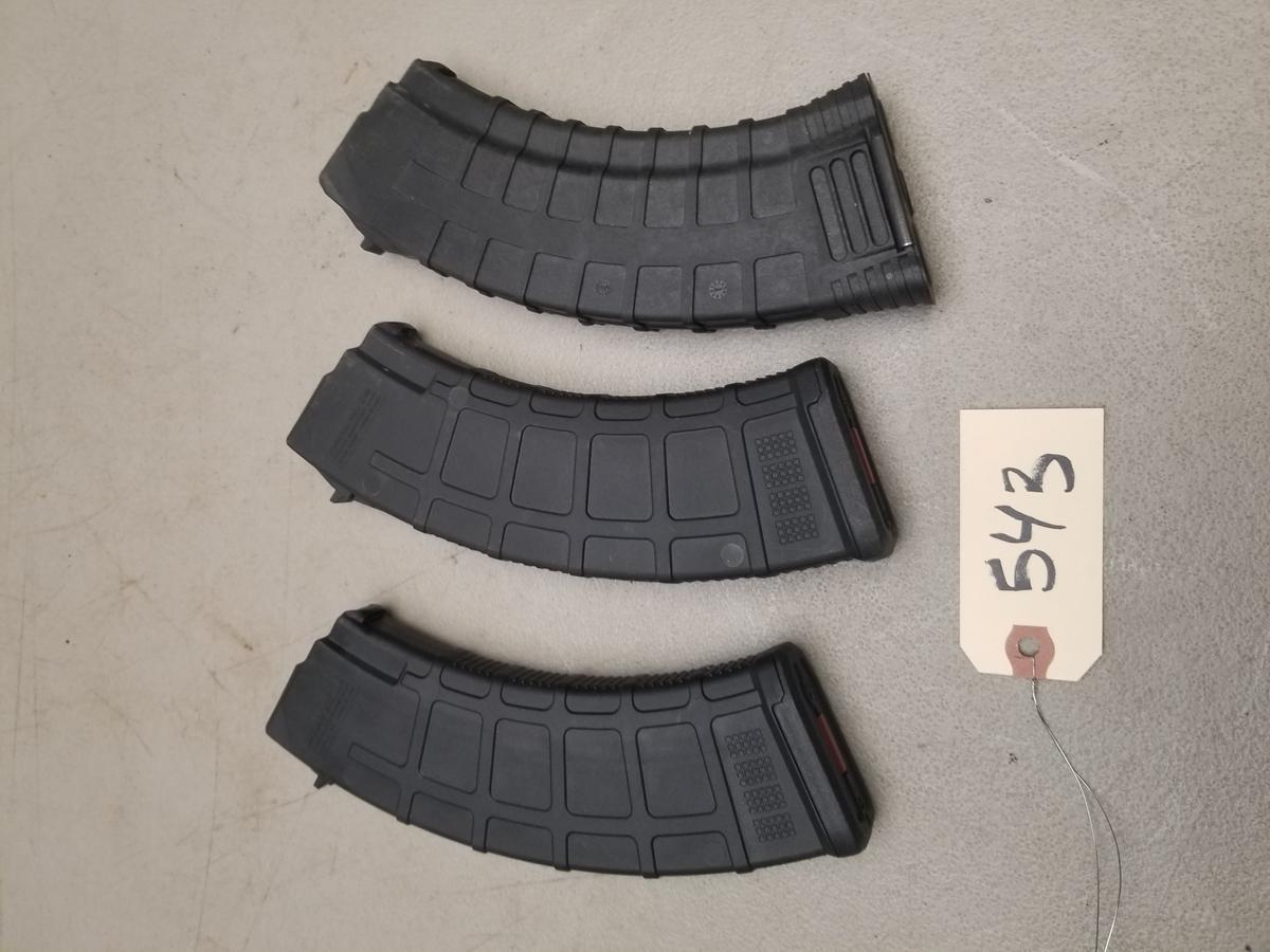 (3) 30 RD Ak-47 Mags