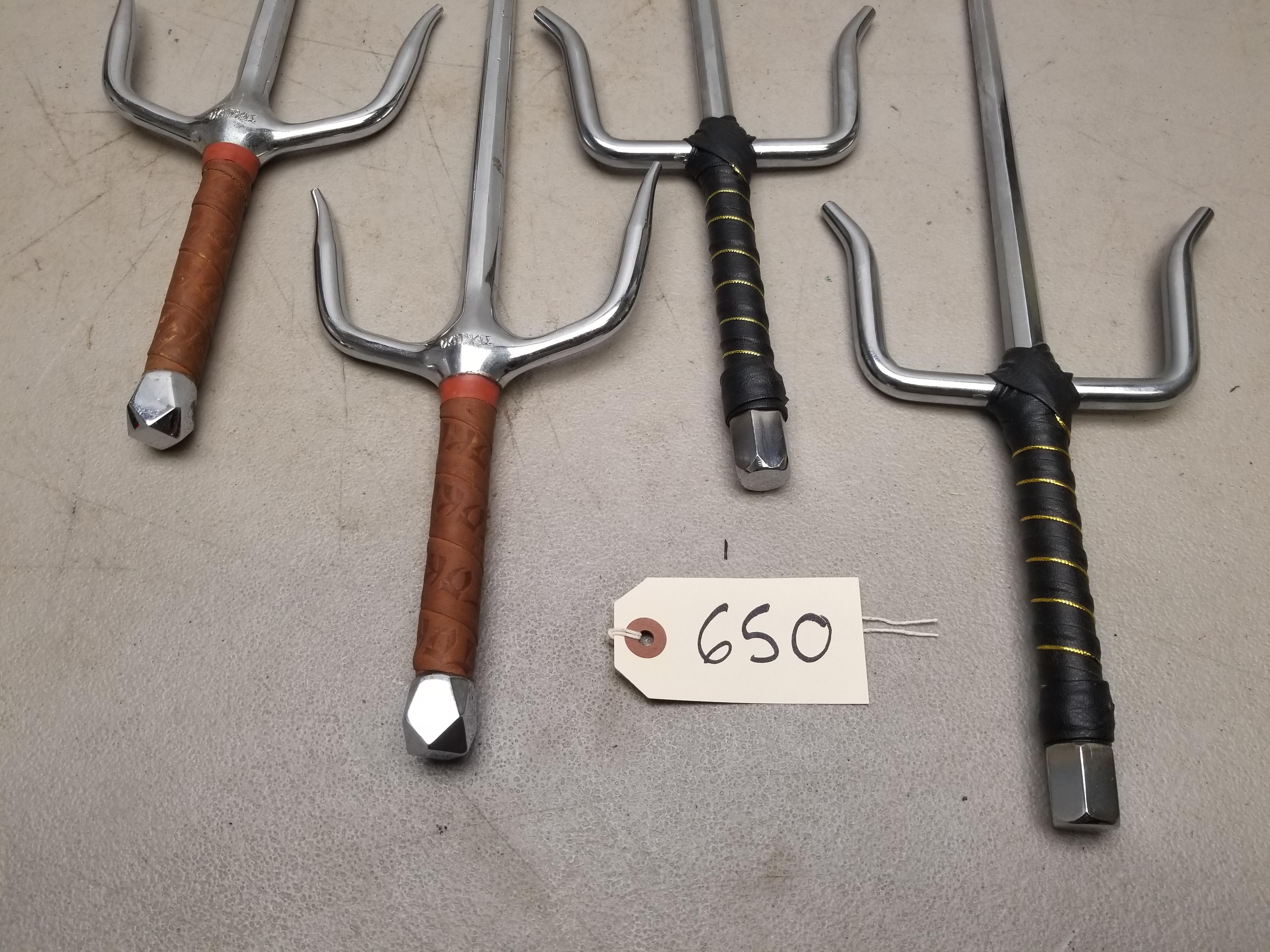 (2) Pairs of Novelty Sai Sword Sets