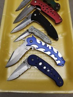 (7) Assorted Folding Knives