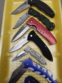 (7) Assorted Folding Knives