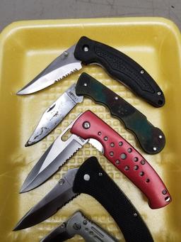 (7) Assorted Folding Knives
